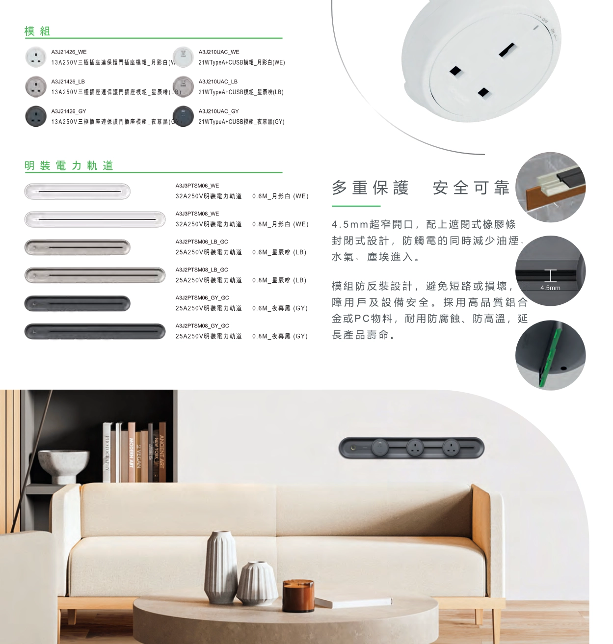 Schneider 施耐德 Easy Series 明裝式電力軌道 3
