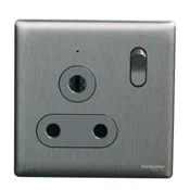15A 3 Round Pin + LED