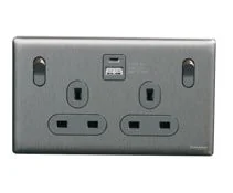13A 2G Socket + USB A+C